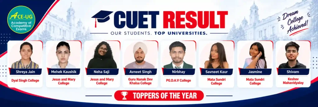 Ace UG CUET 2024 Result