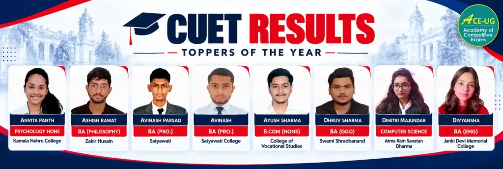 Ace UG CUET 2024 Result Selected in DU