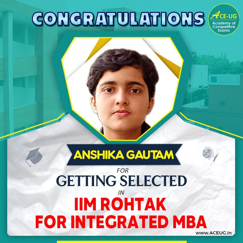 Ace-UG ncet result 2026 Anshika Gautam
