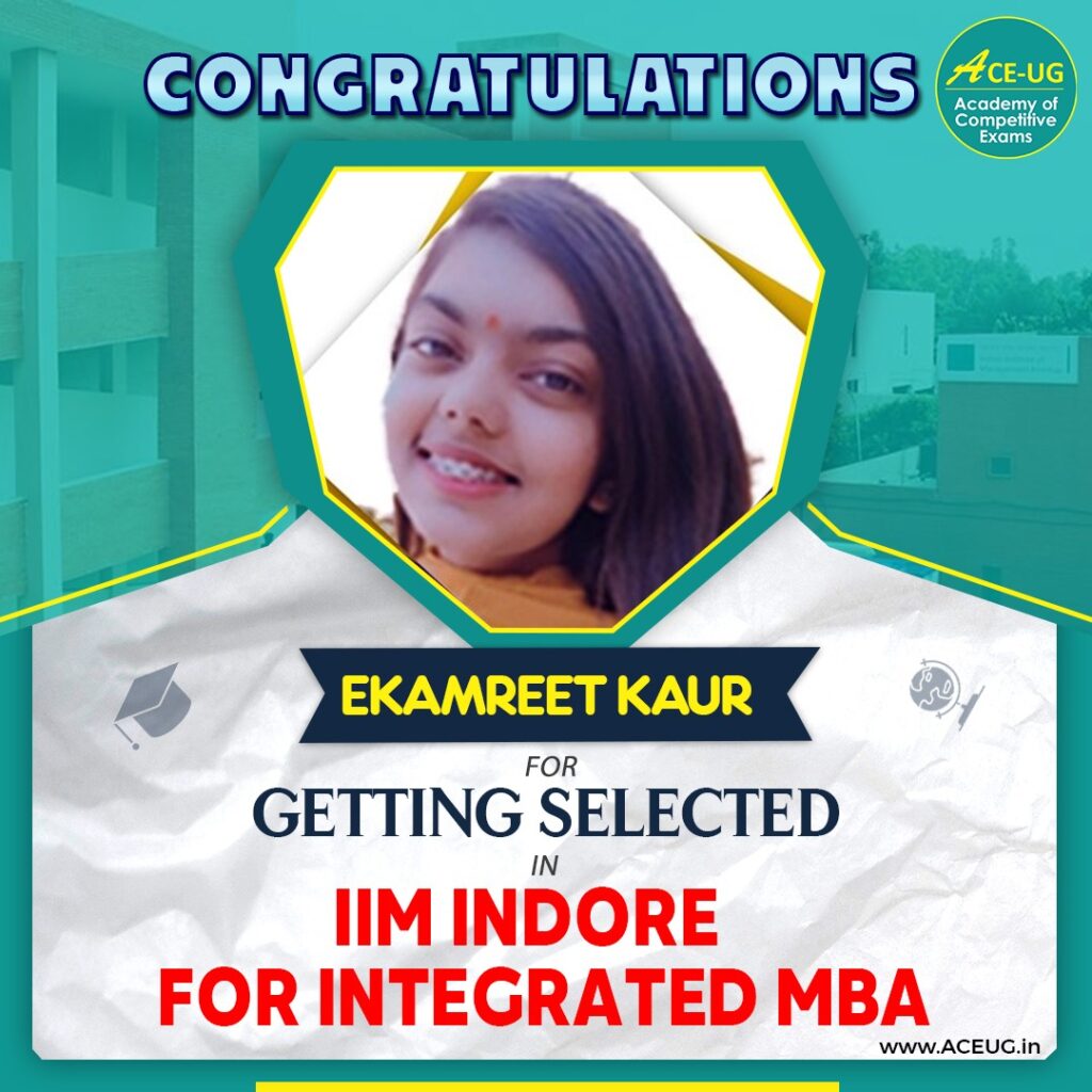 Ace-UG ncet result 2026 Ekamreet Kaur