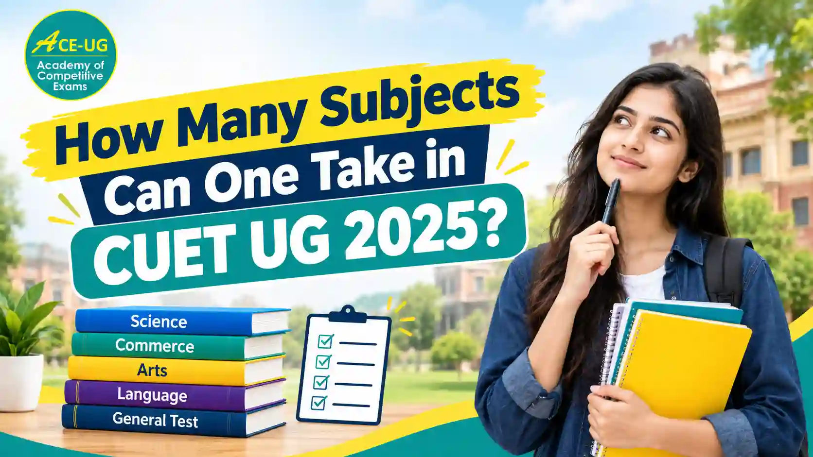 How Many Subjects Can One Take in CUET UG 2025?